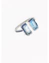 ANILLO GRADUABLE RODIO XUPING YXZ CRISTALES