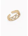 ANILLO GRADUABLE RODIO XUPING YXZ CRISTALES