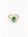 ANILLO GRADUABLE RODIO XUPING YXZ CRISTALES