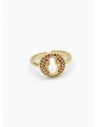 ANILLO GRADUABLE RODIO XUPING YXZ CRISTALES