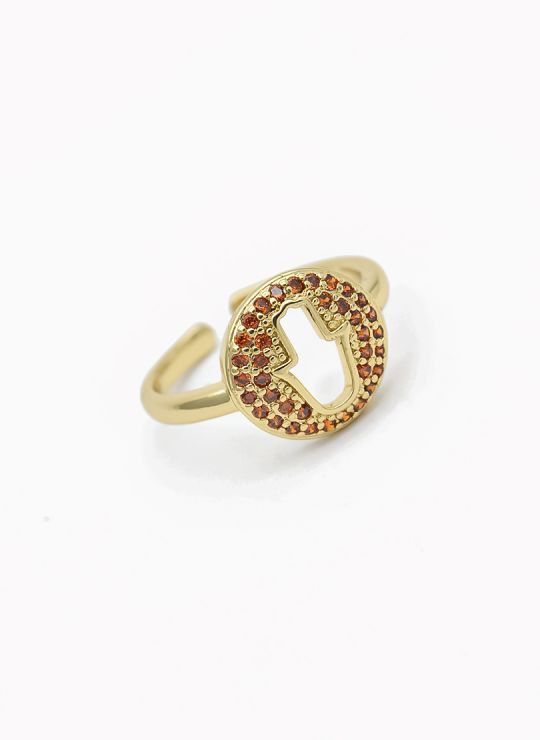 ANILLO GRADUABLE RODIO XUPING YXZ CRISTALES