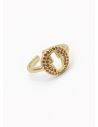 ANILLO GRADUABLE RODIO XUPING YXZ CRISTALES