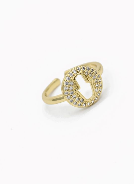 ANILLO GRADUABLE RODIO XUPING YXZ CRISTALES
