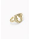 ANILLO GRADUABLE RODIO XUPING YXZ CRISTALES