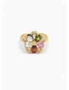 ANILLO GRADUABLE RODIO XUPING YXZ CRISTALES