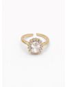 ANILLO GRADUABLE RODIO XUPING YXZ CRISTALES