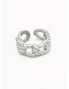 ANILLO GRADUABLE RODIO XUPING YXZ CRISTALES