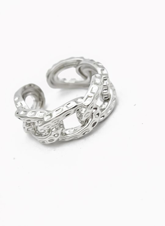 ANILLO GRADUABLE RODIO XUPING YXZ CRISTALES