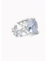 ANILLO GRADUABLE RODIO XUPING YXZ CRISTALES