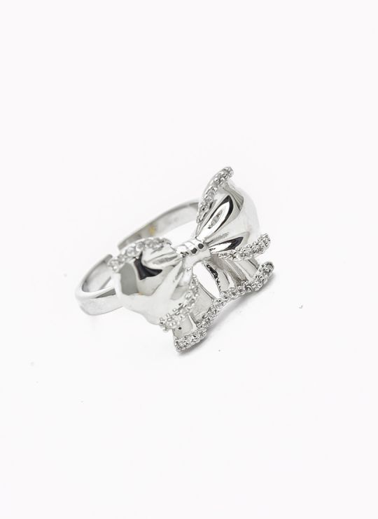 ANILLO GRADUABLE RODIO XUPING YXZ CRISTALES