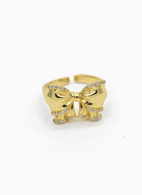 ANILLO GRADUABLE RODIO XUPING YXZ CRISTALES