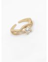 ANILLO GRADUABLE RODIO XUPING YXZ CRISTALES