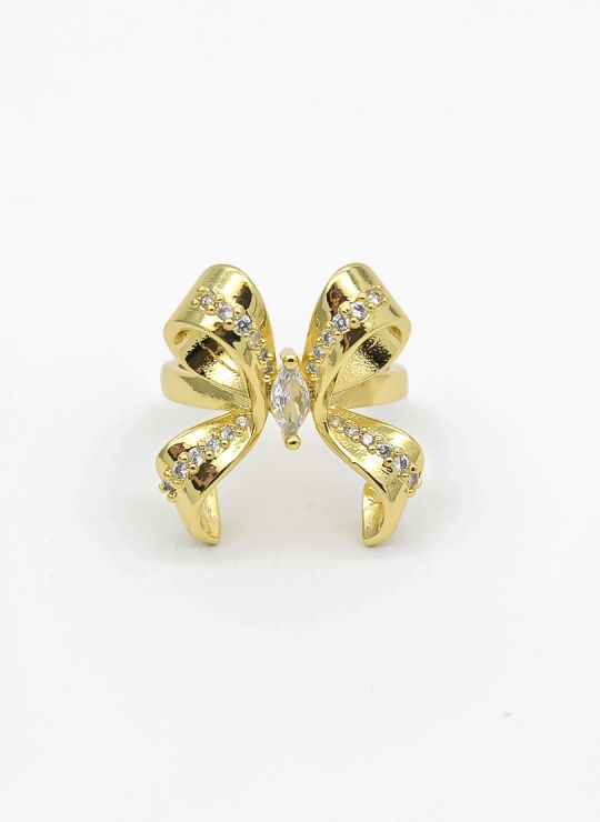 ANILLO GRADUABLE RODIO XUPING YXZ CRISTALES