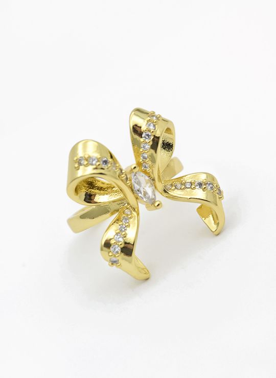 ANILLO GRADUABLE RODIO XUPING YXZ CRISTALES