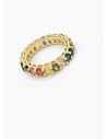 ANILLO GRADUABLE RODIO XUPING YXZ CRISTALES