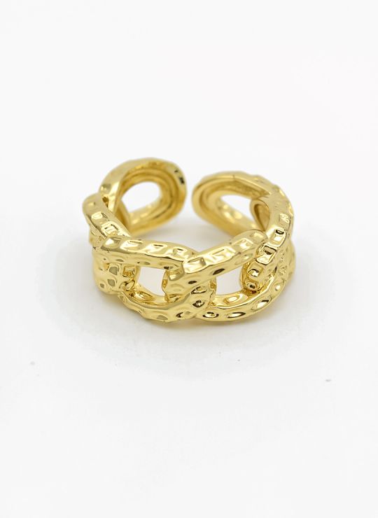 ANILLO GRADUABLE RODIO XUPING YXZ CRISTALES