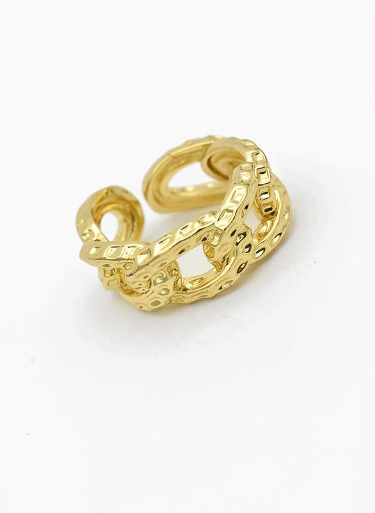 ANILLO GRADUABLE RODIO XUPING YXZ CRISTALES