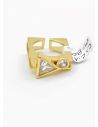 ANILLO GRADUABLE RODIO XUPING YXZ CRISTALES