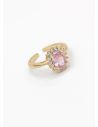 ANILLO GRADUABLE RODIO XUPING YXZ CRISTALES