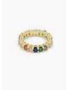 ANILLO GRADUABLE RODIO XUPING YXZ CRISTALES