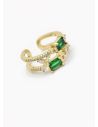 ANILLO GRADUABLE RODIO XUPING YXZ CRISTALES