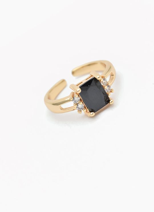 ANILLO GRADUABLE RODIO XUPING YXZ CRISTALES