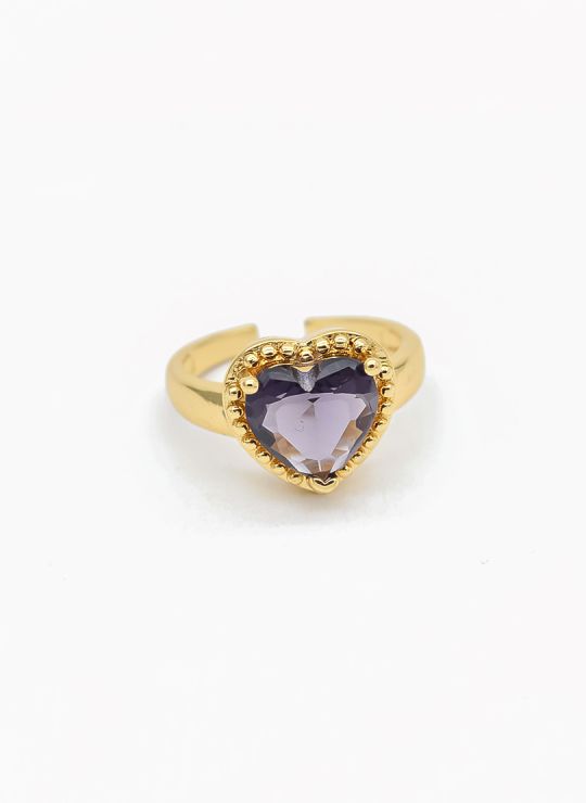 ANILLO GRADUABLE RODIO XUPING YXZ CRISTALES