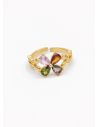 ANILLO GRADUABLE RODIO XUPING YXZ CRISTALES