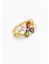 ANILLO GRADUABLE RODIO XUPING YXZ CRISTALES