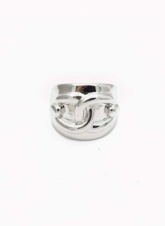 ANILLO GRADUABLE RODIO XUPING YXZ CRISTALES