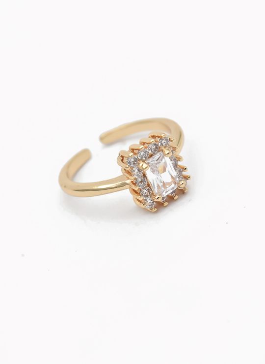 ANILLO GRADUABLE RODIO XUPING YXZ CRISTALES