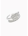 ANILLO GRADUABLE RODIO XUPING YXZ CRISTALES