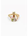 ANILLO GRADUABLE RODIO XUPING YXZ CRISTALES