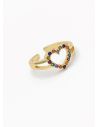 ANILLO GRADUABLE RODIO XUPING YXZ CRISTALES