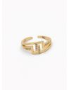 ANILLO GRADUABLE RODIO XUPING YXZ CRISTALES