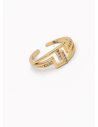 ANILLO GRADUABLE RODIO XUPING YXZ CRISTALES