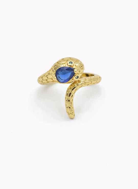 ANILLO GRADUABLE RODIO XUPING YXZ CRISTALES