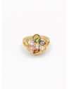 ANILLO GRADUABLE RODIO XUPING YXZ CRISTALES