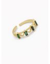 ANILLO GRADUABLE RODIO XUPING YXZ CRISTALES