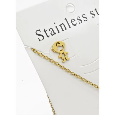 SET DE COLLAR, DIJE Y ARETES EN ACERO INOXIDABLE 316L