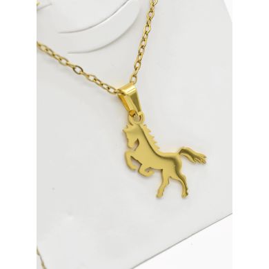 SET DE COLLAR, DIJE Y ARETES EN ACERO INOXIDABLE 316L