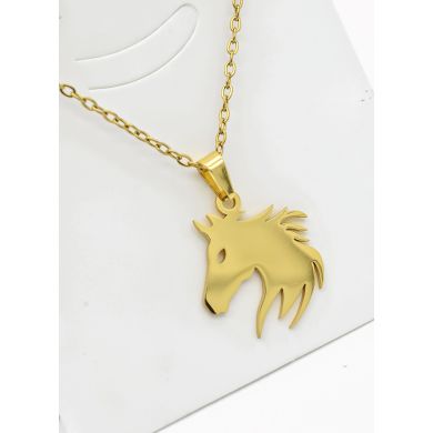 SET DE COLLAR, DIJE Y ARETES EN ACERO INOXIDABLE 316L