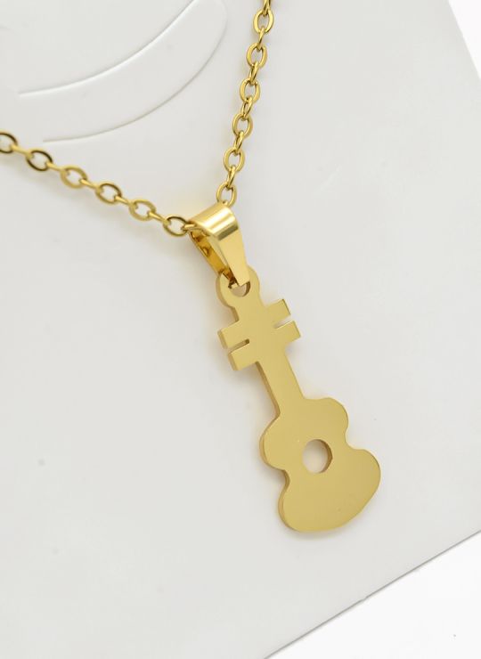 SET DE COLLAR, DIJE Y ARETES EN ACERO INOXIDABLE 316L