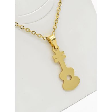 SET DE COLLAR, DIJE Y ARETES EN ACERO INOXIDABLE 316L