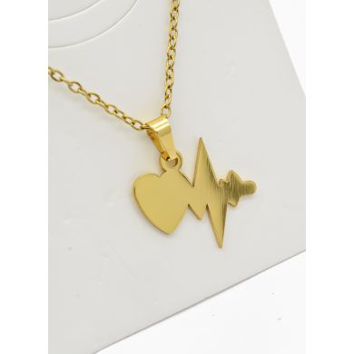SET DE COLLAR, DIJE Y ARETES EN ACERO INOXIDABLE 316L