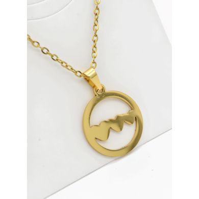 SET DE COLLAR, DIJE Y ARETES EN ACERO INOXIDABLE 316L