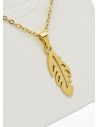 SET DE COLLAR, DIJE Y ARETES EN ACERO INOXIDABLE 316L