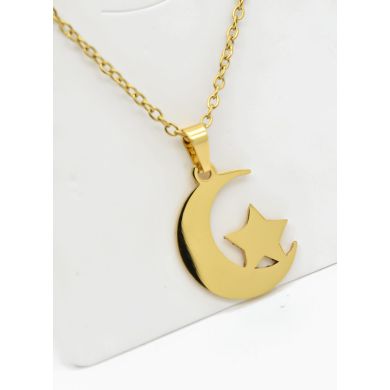 SET DE COLLAR, DIJE Y ARETES EN ACERO INOXIDABLE 316L