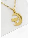 SET DE COLLAR, DIJE Y ARETES EN ACERO INOXIDABLE 316L