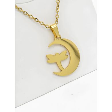 SET DE COLLAR, DIJE Y ARETES EN ACERO INOXIDABLE 316L